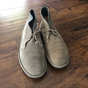 Clarks Desert Boots - Grey Suede